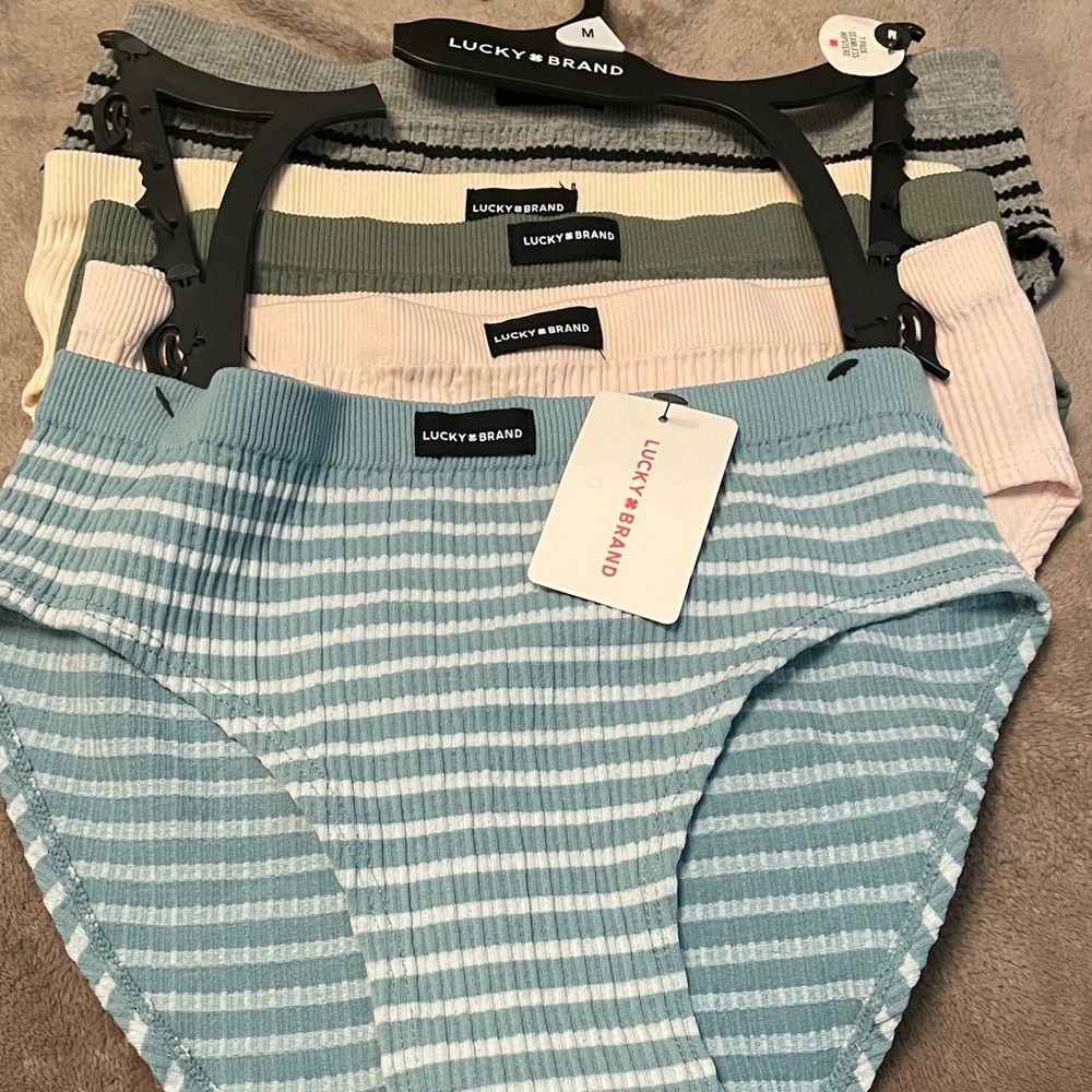 Lucky Brand Striped - black,Blue, beige, light pink Green,